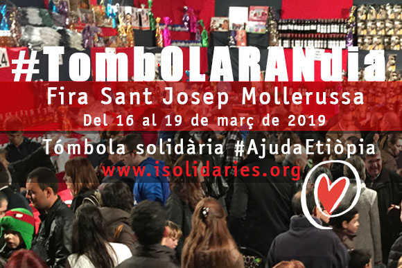 Tómbola solidaria en la Fira Sant Josep Mollerussa 2019