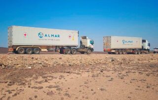 Primeros camiones entran con medicinas en Tigray - noviembre 2022