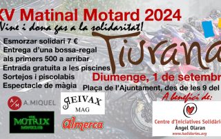 XV Matinal motard Tiurana amb esmorzar solidari 2024